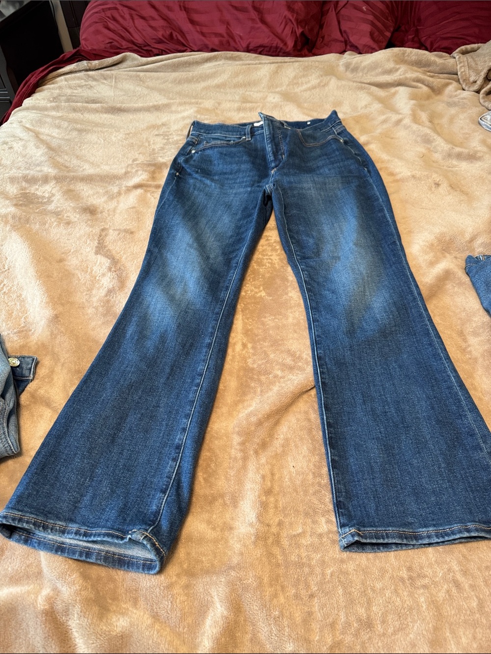 LOFT Dark Blue Flare Jeans